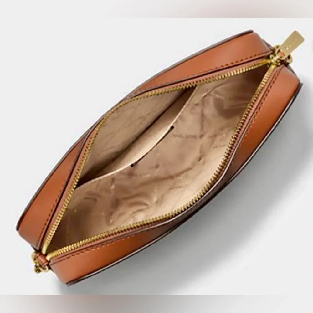 Jet Set Large Polka Dot Signature Logo Michael Kors Crossbody Bag - Picture 5 of 9